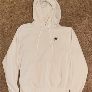 White Nike sweatshirt